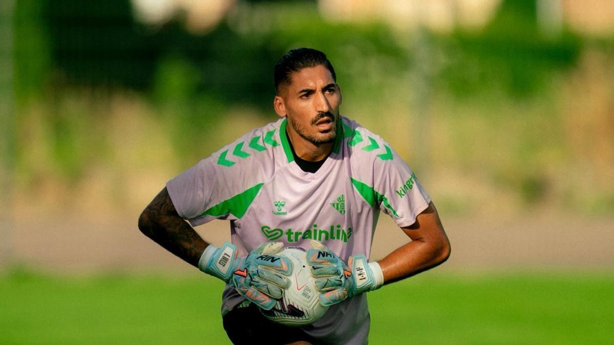 Álvaro Valles, durante la pretemporada del Betis en Alemania