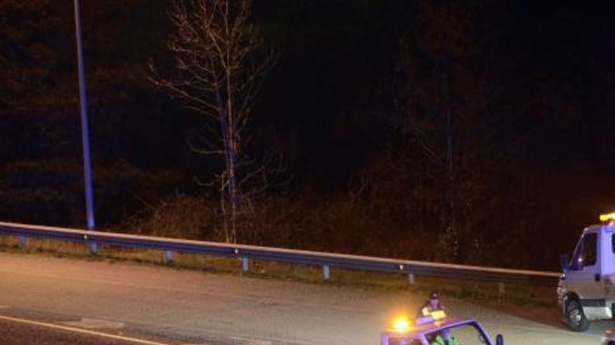 Accidente múltiple en el Corredor del Nalón.