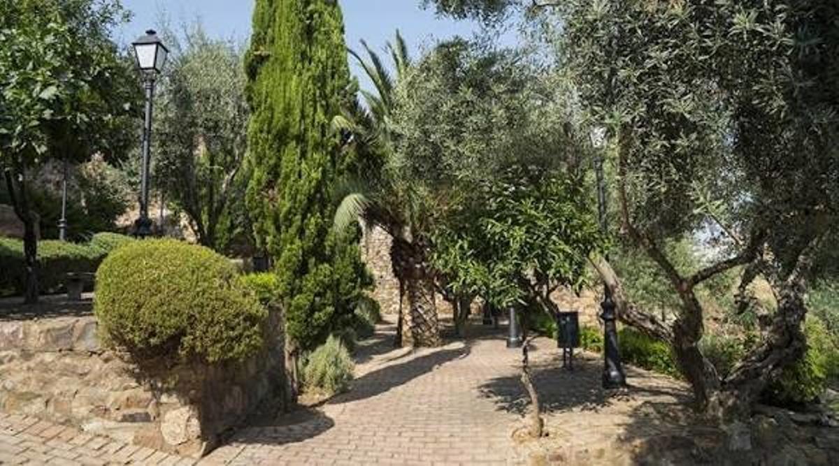 Jardín de la Judería de Cáceres.