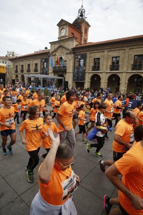 Carrera popular con Javier Gómez Noya, premio "Princesa de Asturias" de los Deportes 2016, en Avilés