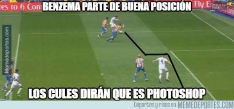 Los 'memes' del gol ilegal de Benzema
