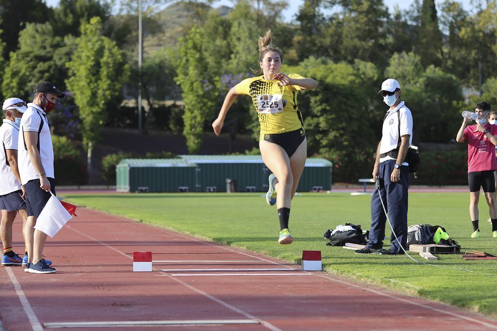 Campeonato regional de atletismo. Primera jornada