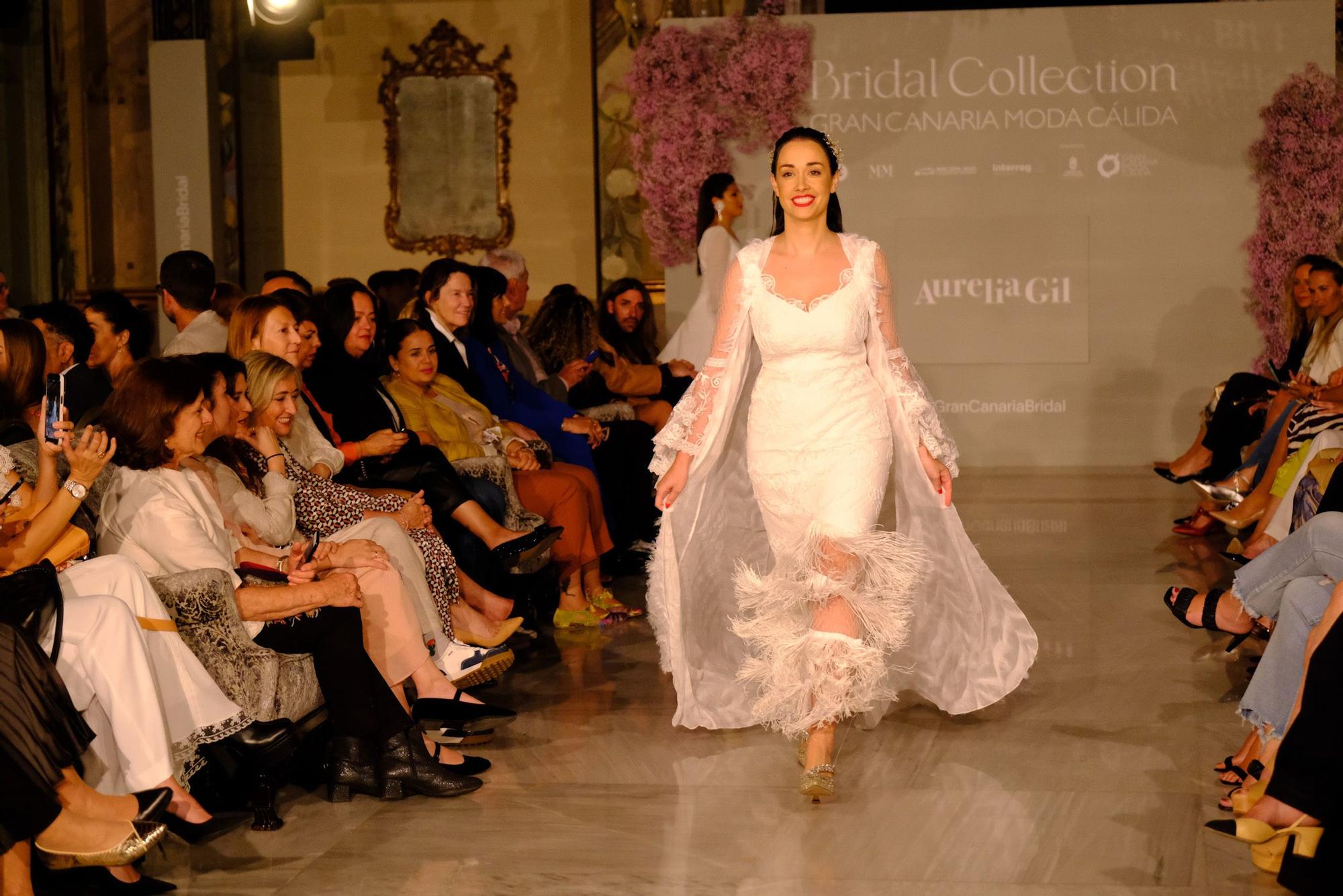 Desfile de Aurelia Gil en la segunda jornada del Bridal Collection Gran Canaria Moda Cálida