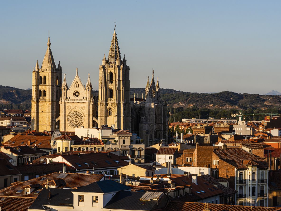 Catedral de León, España.