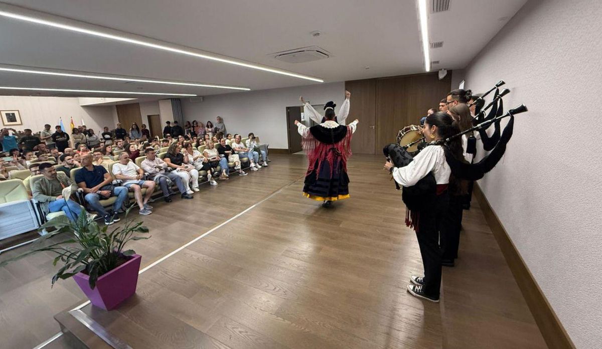 Recepción a la
Unión Musical
de Montserrat. |