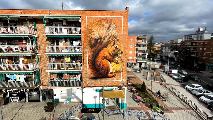 El mural de un artista  cacereño está entre los  cien mejores del mundo