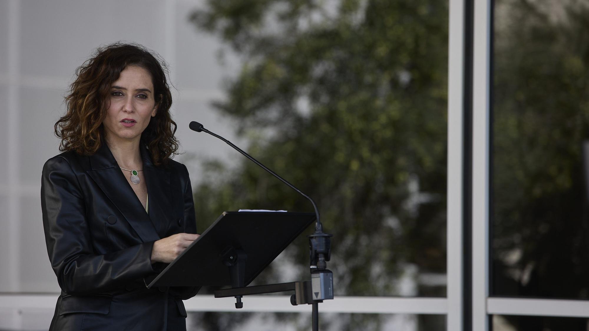 La presidenta de la Comunidad de Madrid, Isabel Díaz Ayuso