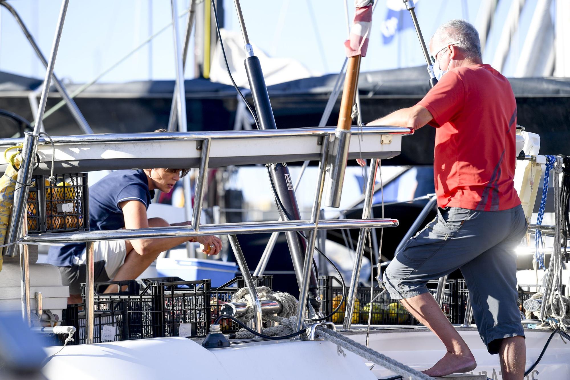 Las naves de la regata ARC se preparan para partir