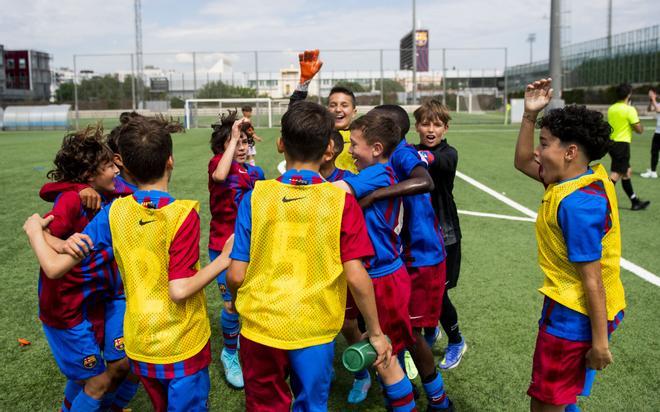 Así festejó el Benjamín A su título liguero