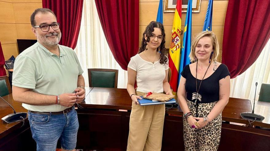 Jimena López, una futura fiscal y «un orgullo para Langreo»