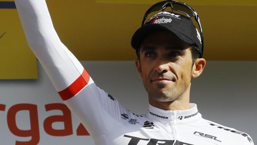 El ciclista Alberto Contador.