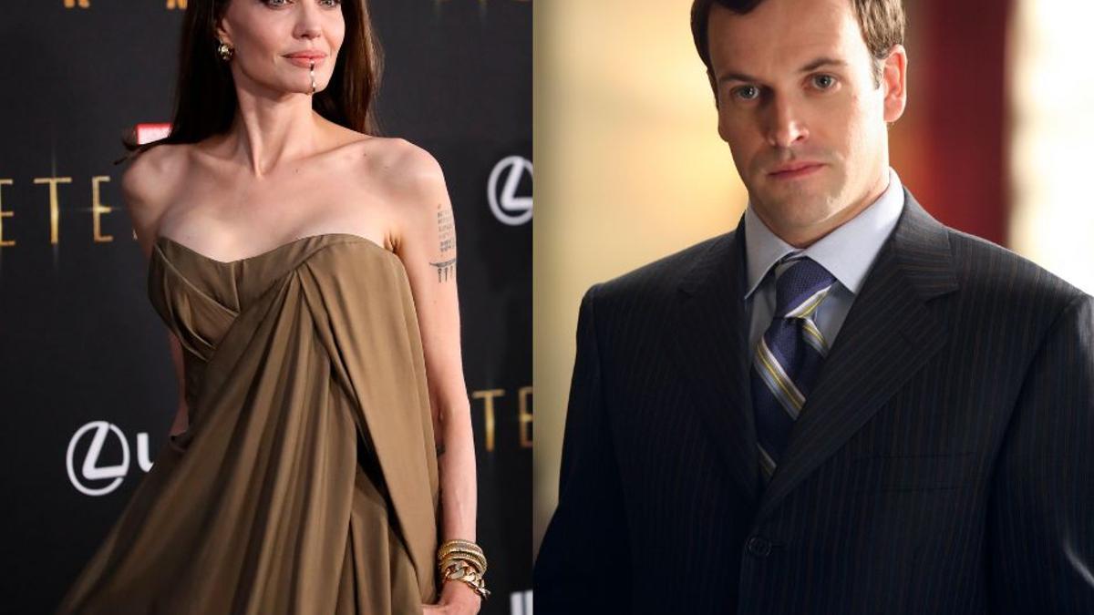 Angelina Jolie y Jonny Lee Miller.