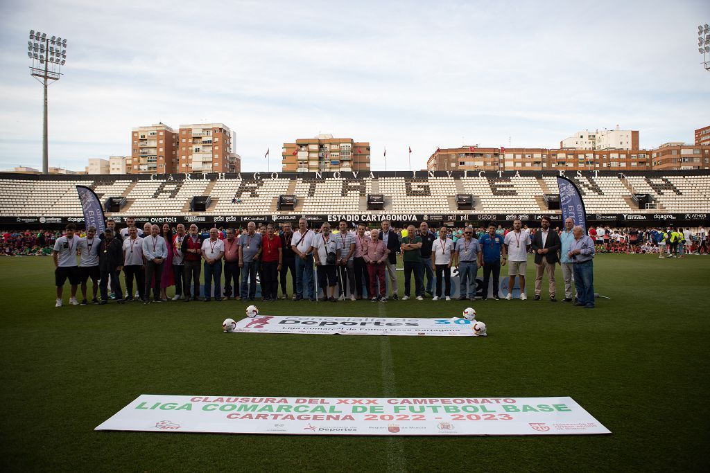 Clausura de la liga coal de fútbol en Cartagena