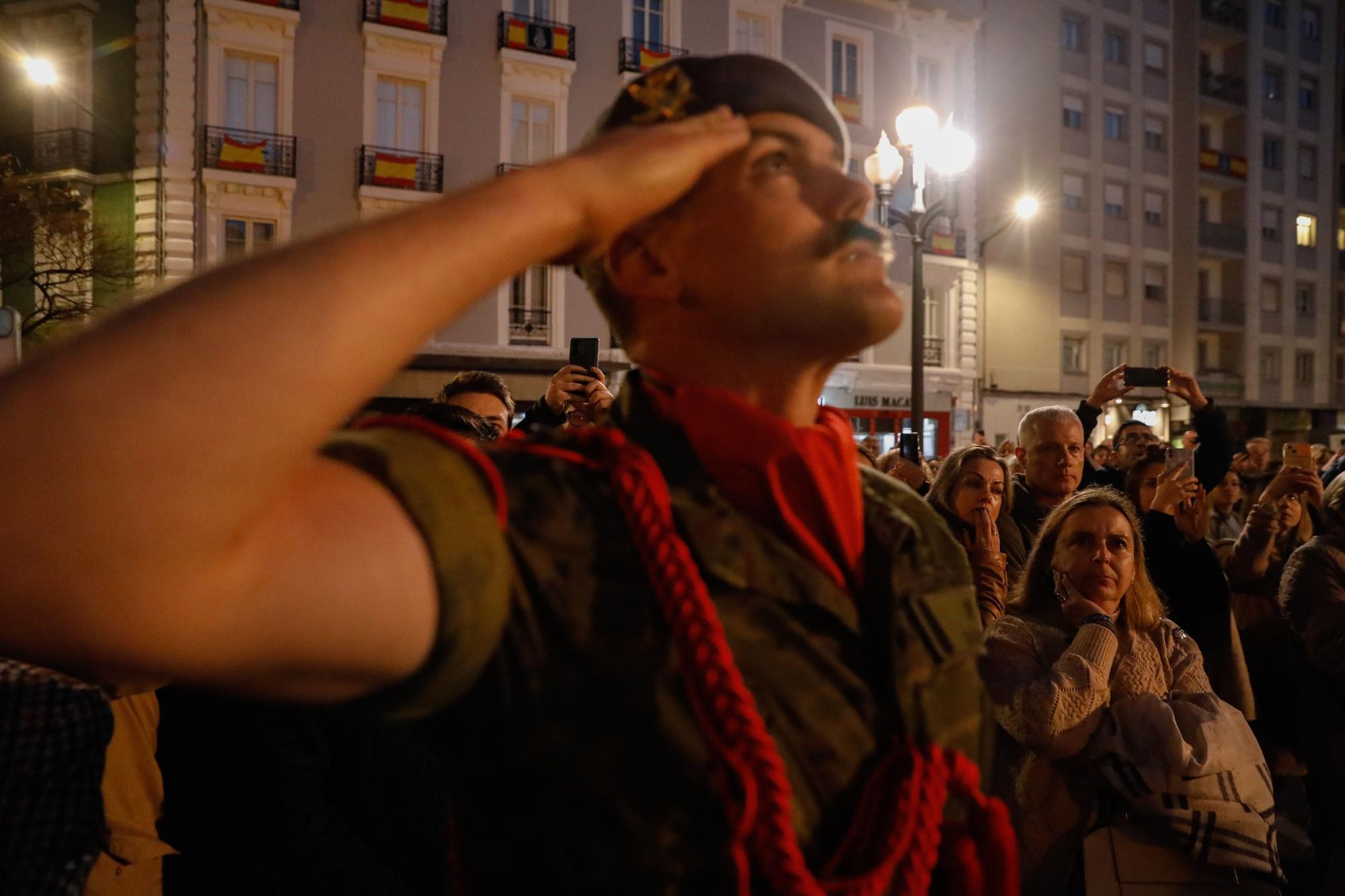 EN IMÁGENES: La procesión nocturna de la Soledad en Avilés