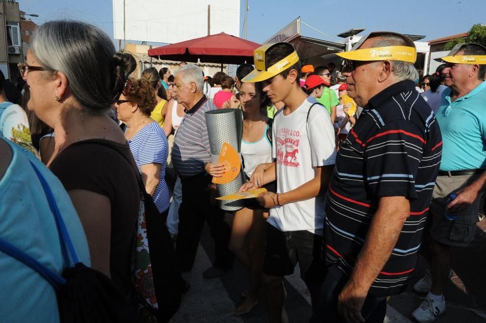 Romería de la Virgen de la Fuensanta: Paso por San