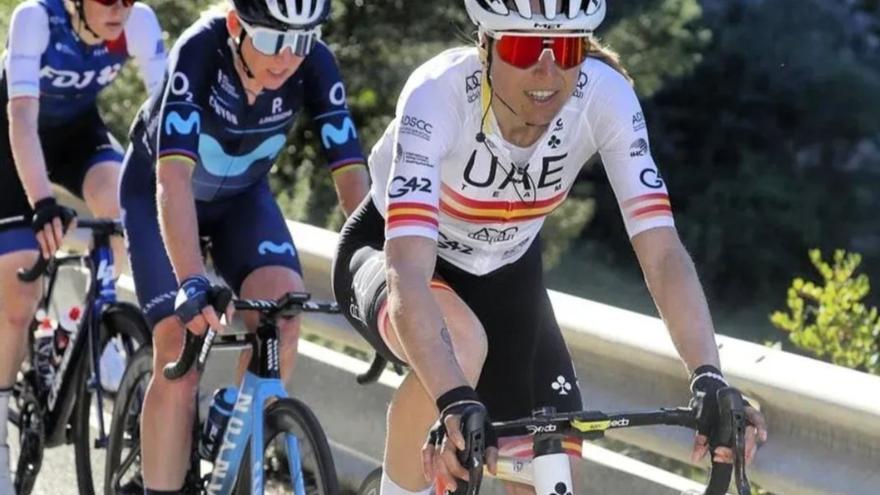 Mavi García mantiene plaza de podio a falta de la etapa final del Giro Donne