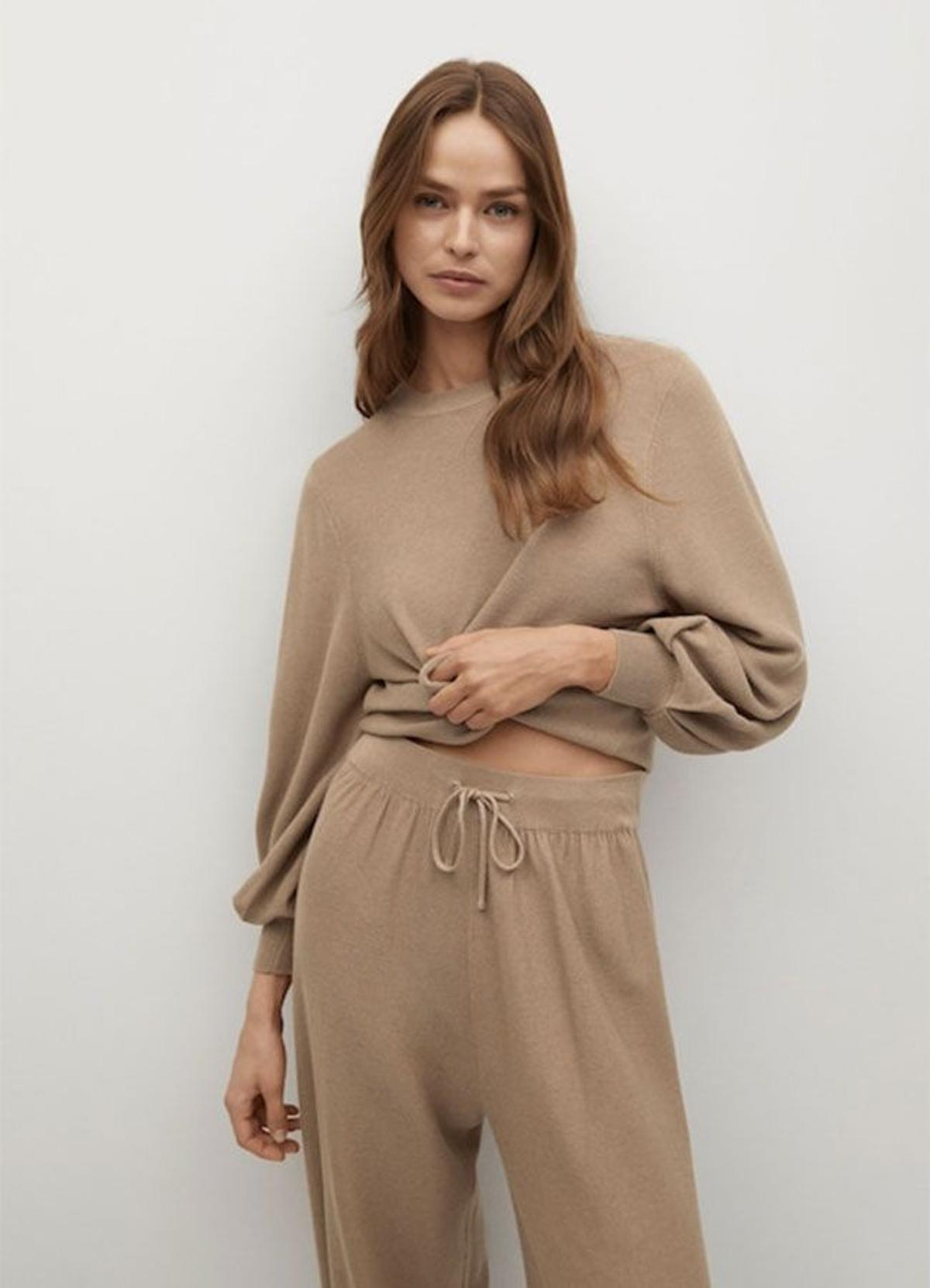 Jersey de mangas abullonadas de Mango