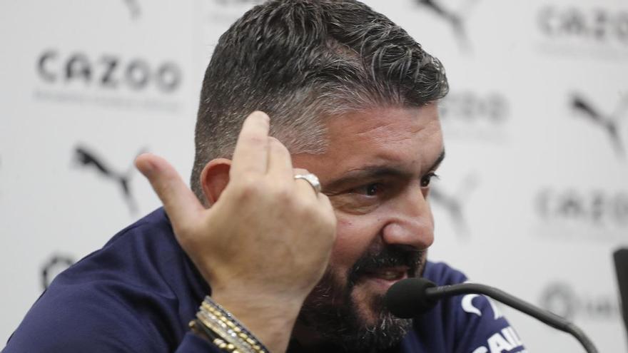 Gennaro Gattuso, en rueda de prensa.