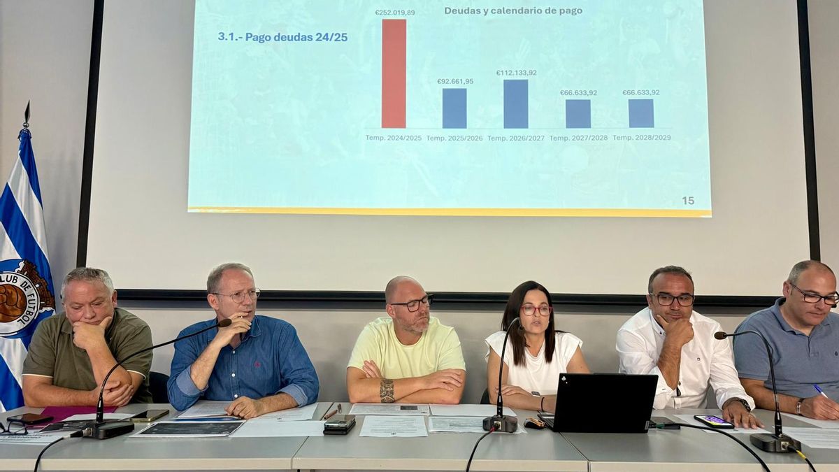 Miembros de la nueva directiva, en su primera asamblea de socios
