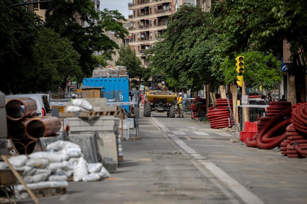 En imágenes I Comienza la segunda fase de la reforma de la avenida Valencia de Zaragoza En imágenes I Comienza la segunda fase de la reforma de la avenida Valencia de Zaragoza