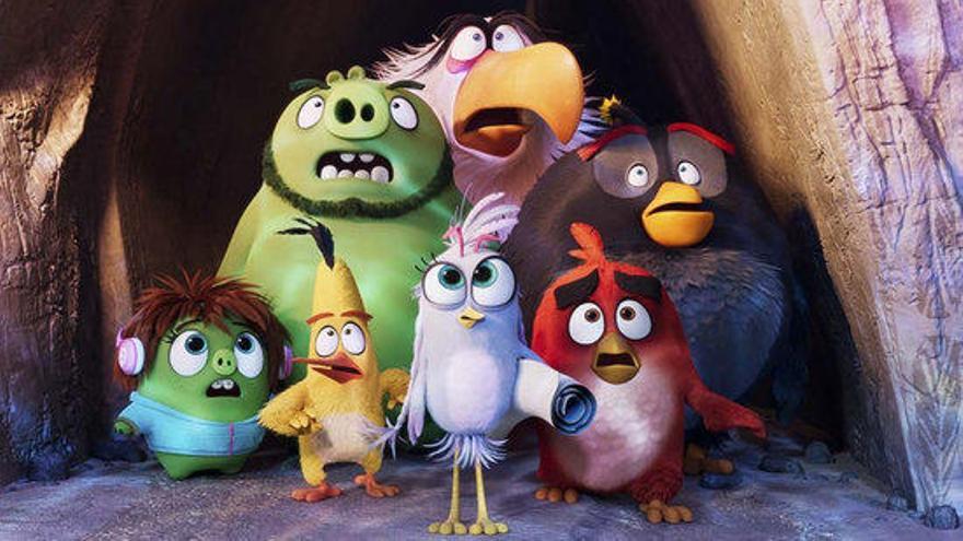 Alguns dels protagonistes d&#039;Angry Birds 2