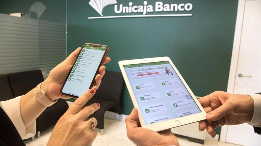 Unicaja Banco aumenta un 14% su actividad de banca digital durante el estado de alarma