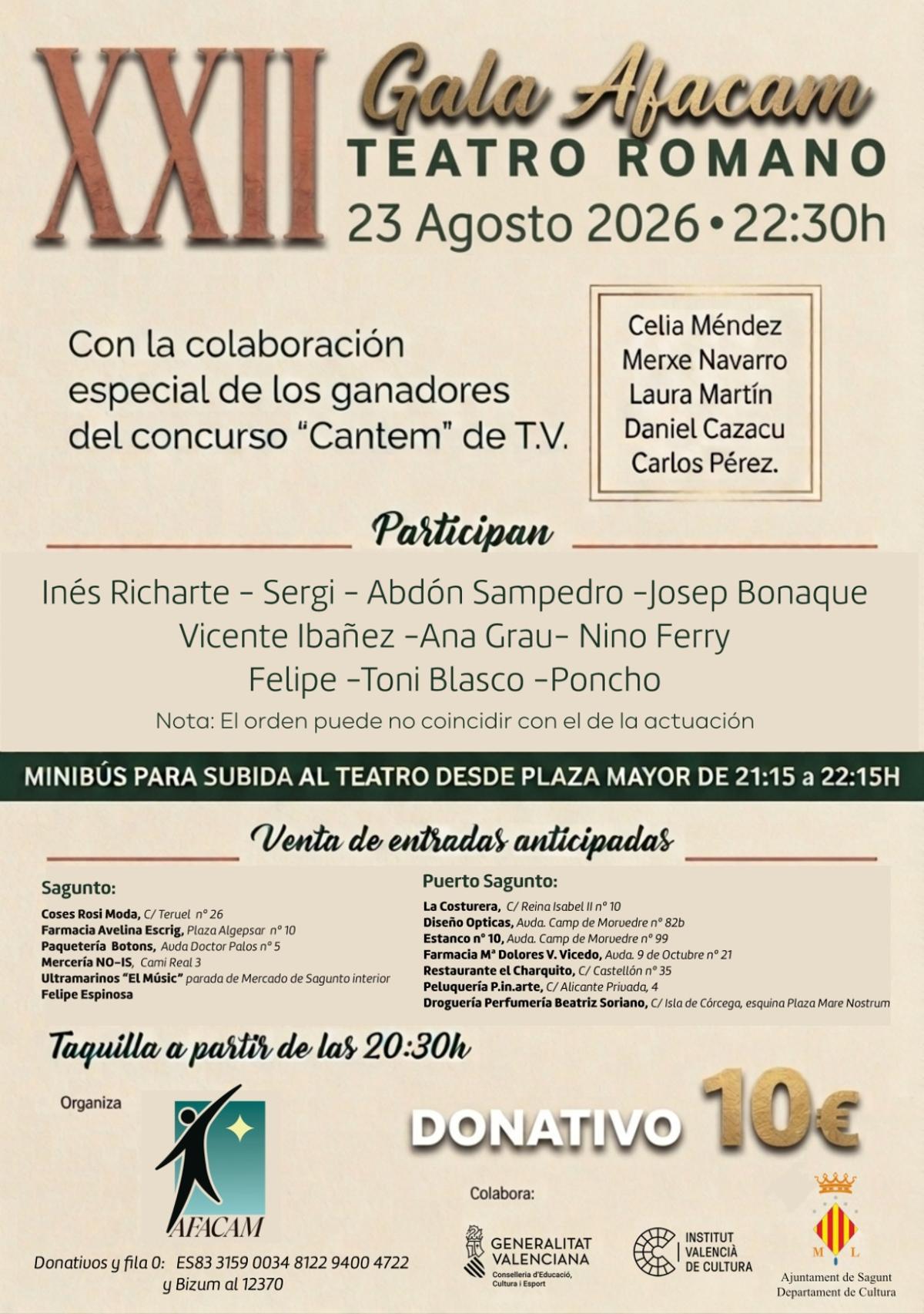 Cartel Afacam