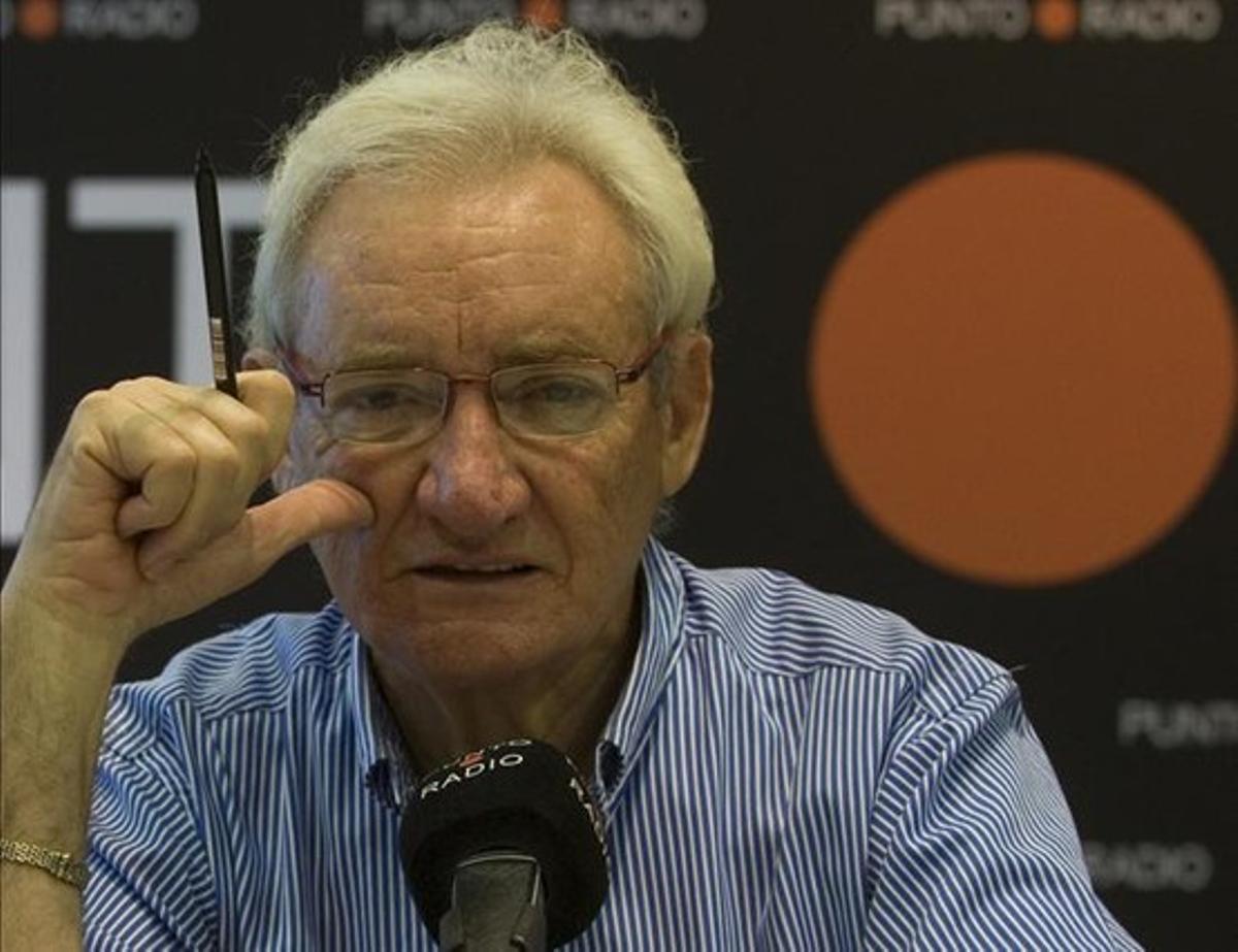 El periodista Luis del Olmo, a l’estudi de ’Protagonistas’. El periodista Luis del Olmo, a l’estudi de ’Protagonistas’.