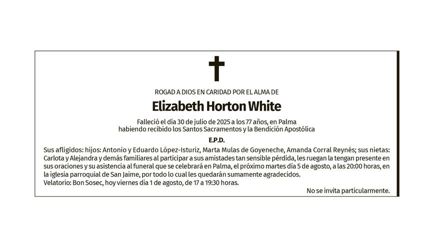 Elizabeth Horton White