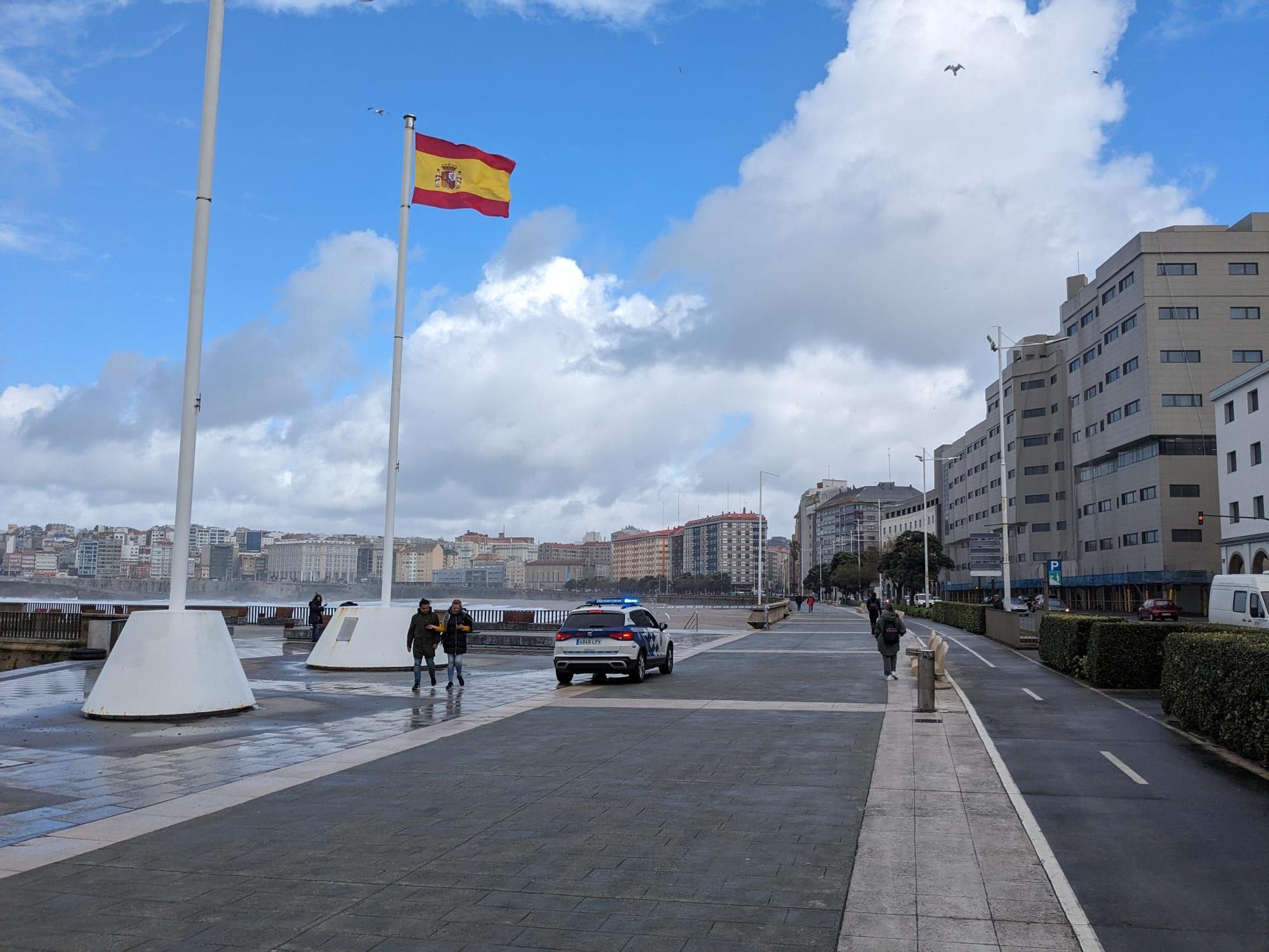 Alerta roja en el litoral por olas de hasta nueve metros