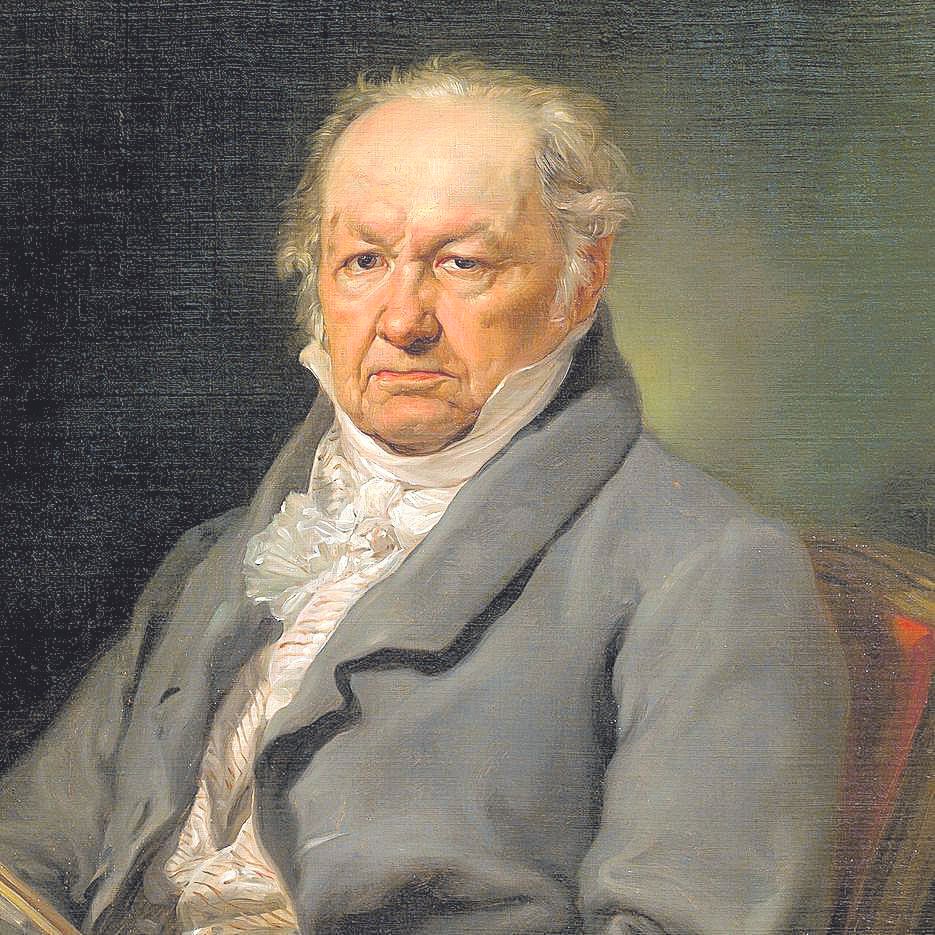 Imagen Retrato de Francisco de Goya, por Vicente López Portaña, 1826.