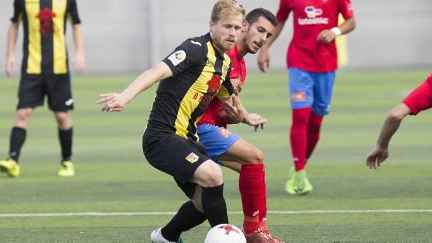 Los gualdinegros sufrieron para conseguir el triunfo.