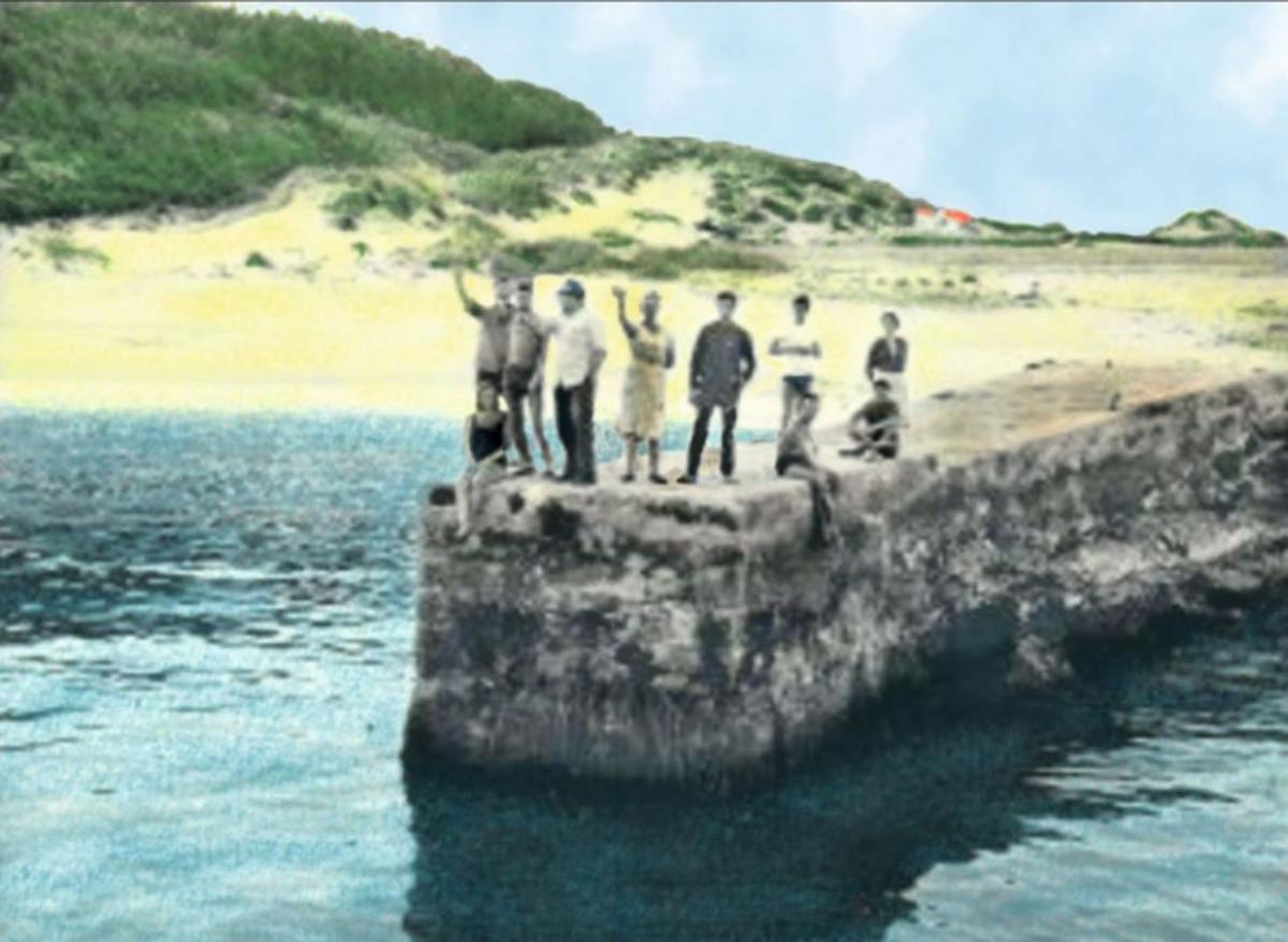 Un anuncio de Cíes como balneario en 1934. | Arquivo do autor