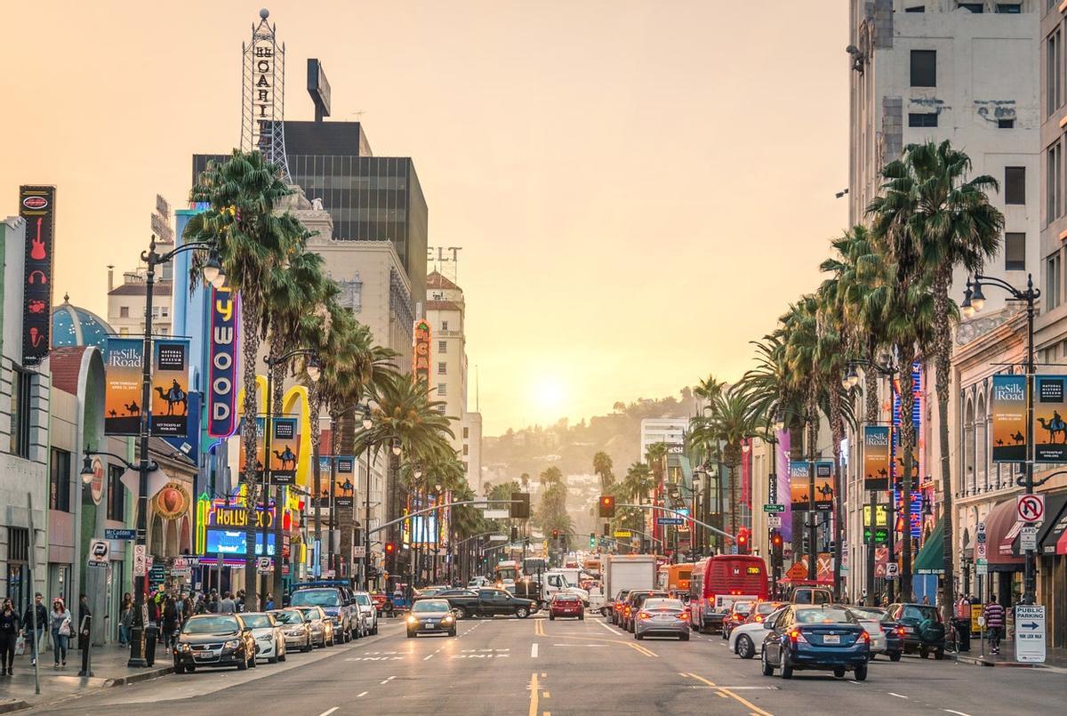 Hollywood Boulevard.