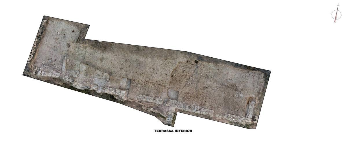 Jaciment de la vil·la romana descoberta a Artés prop del camí dels Calls