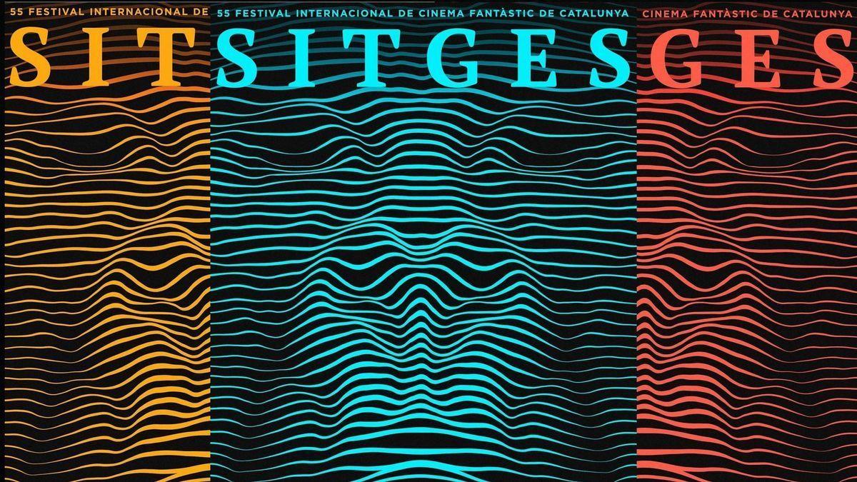 Detalle del cartel oficial de Sitges-2022, dedicado a los 40 años de ’Tron’.