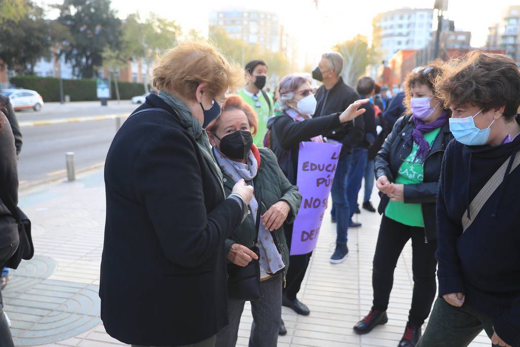 Protesta de la Marea Verde en Cartagena