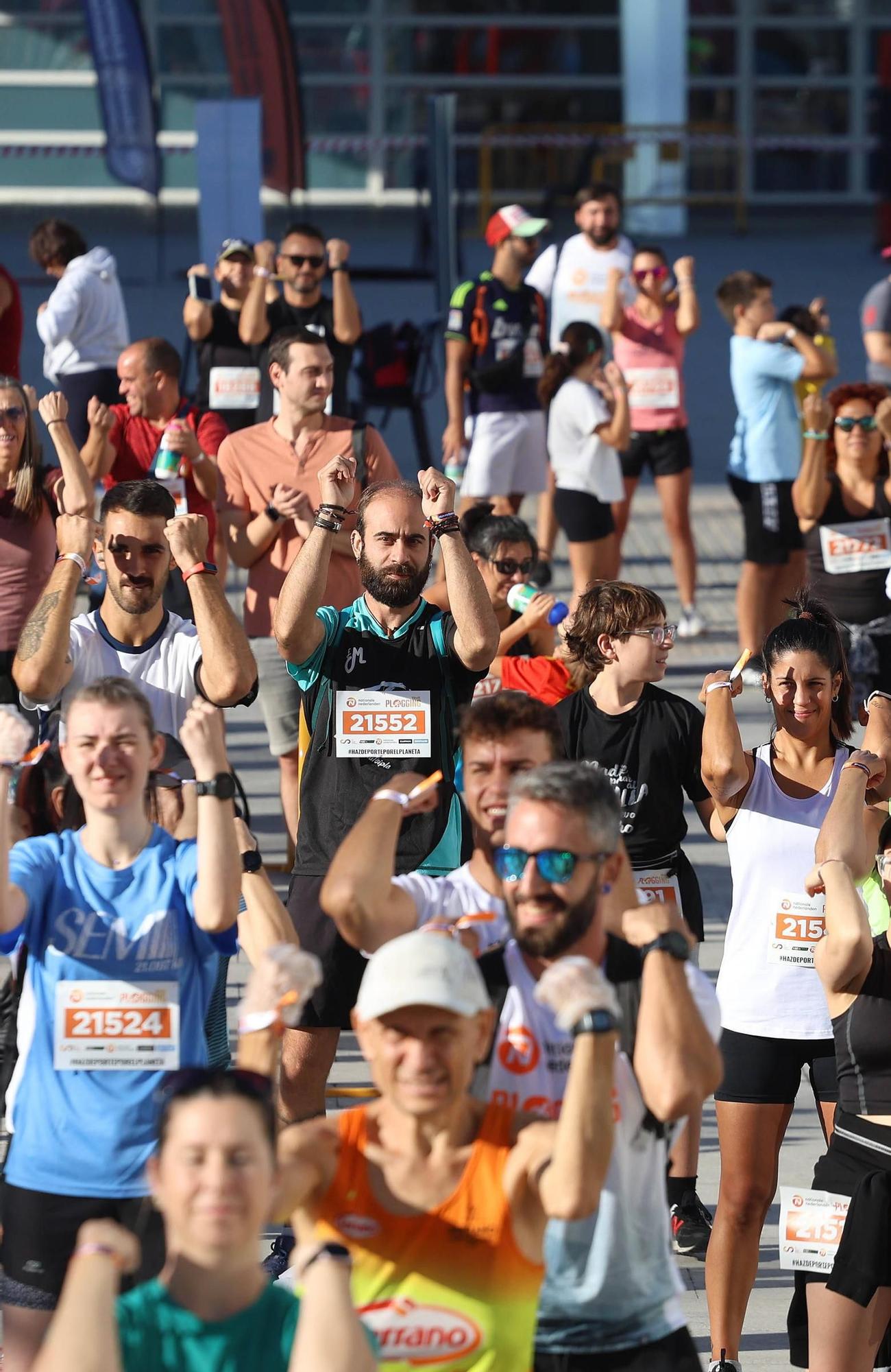 Nationale-Nederlanden Plogging Tour en Valencia que inaugura la Semana Europea del Deporte