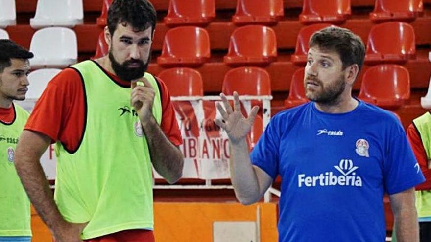 Vicent Nogués, en un entrenamiento