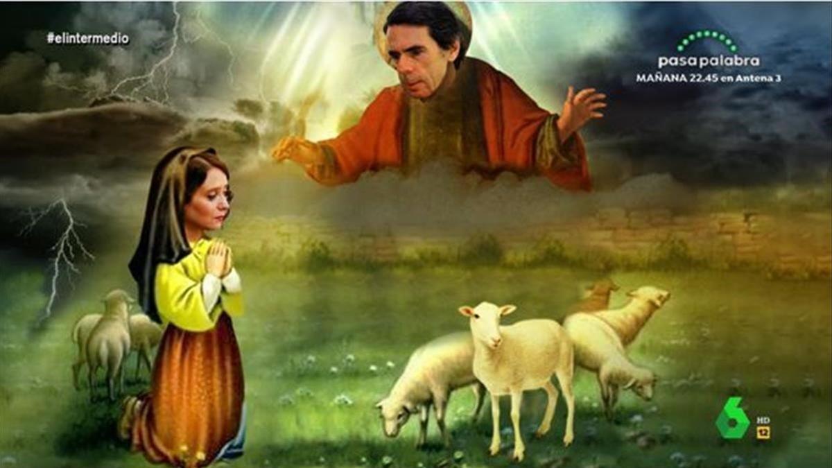 Parábola de Aznar a la pastorcilla Ayuso