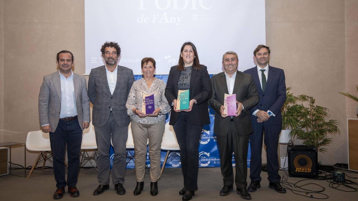 Antoni Fuster, Pedro Puigdengoles, Maria Pons, Francisca Porquer, Virgili Moreno y Jaume Ferriol .