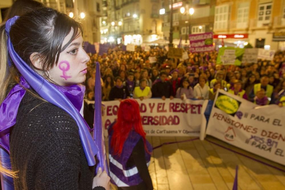 Manifestación del 8-M en Cartagena