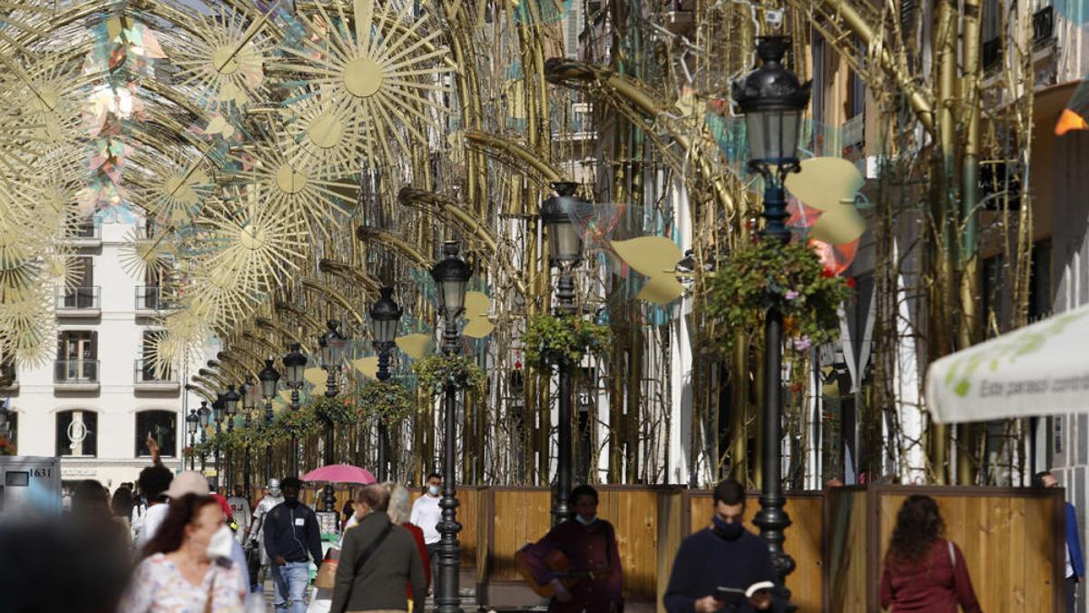 Las luces navideñas de la calle Larios