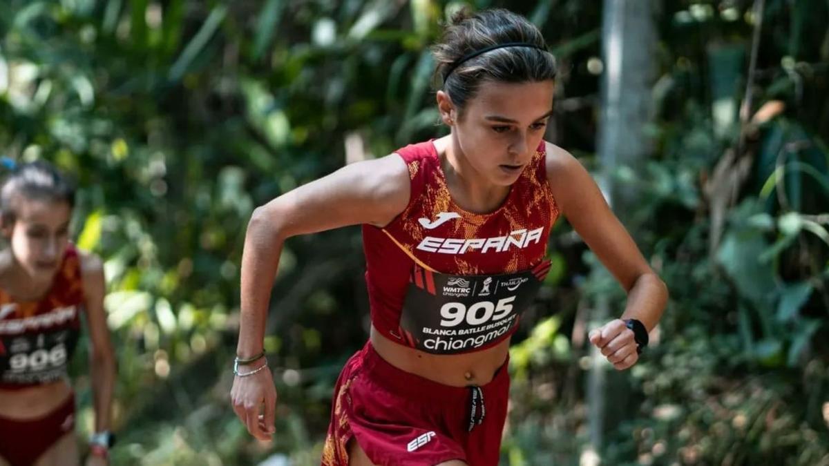 Blanca Batlle al Campionat del món de Trail Running a ChiangMai.