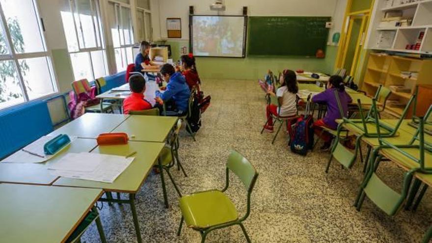 Elche pierde medio millar  de estudiantes este curso  por la caída de la natalidad