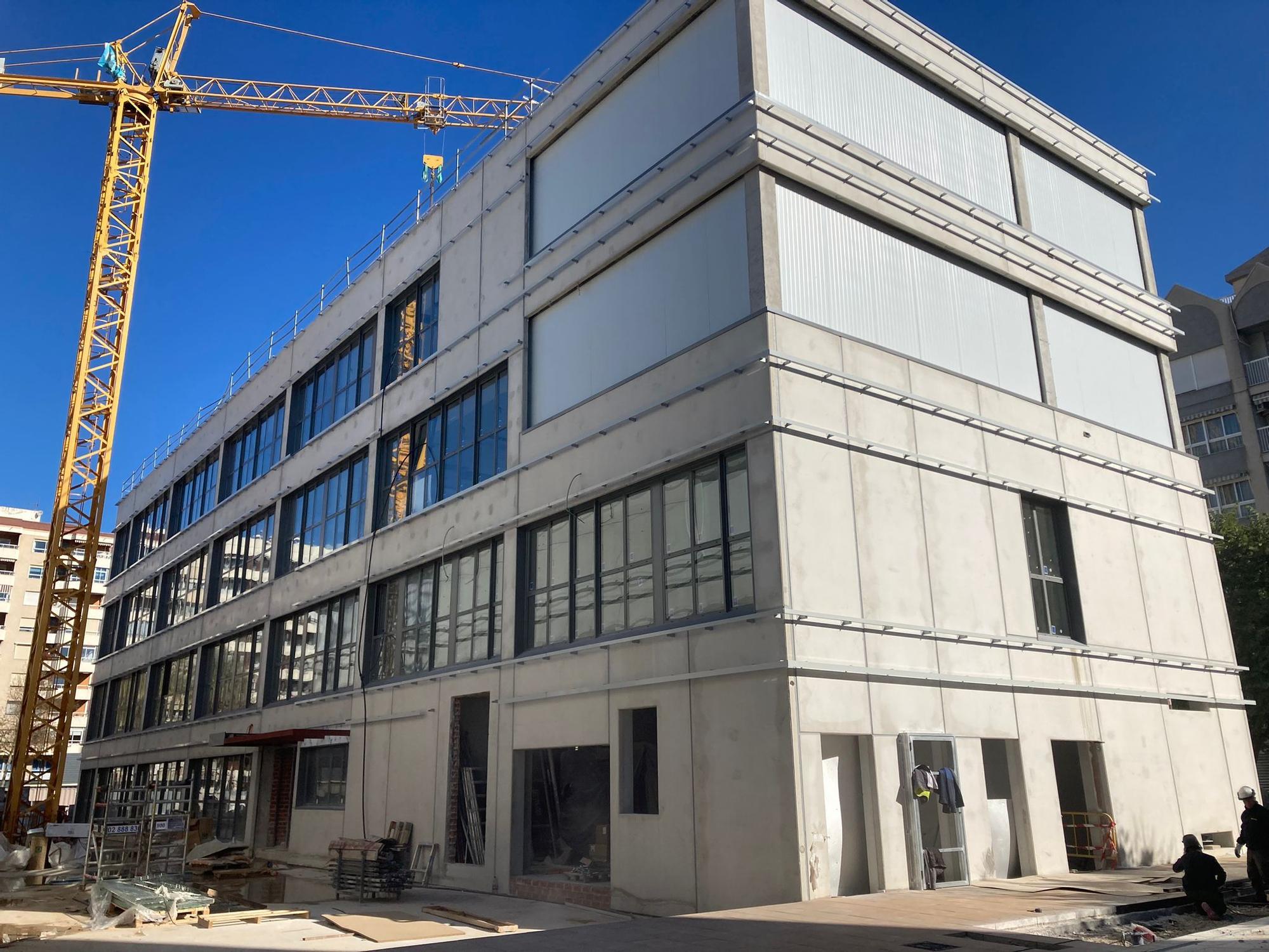 Así están las obras del nuevo centro de salud de Roís de Corella en Gandia