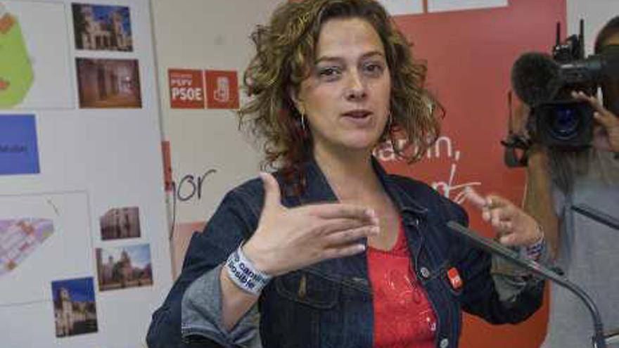 Elena Martín, portavoz del PSOE municipal.