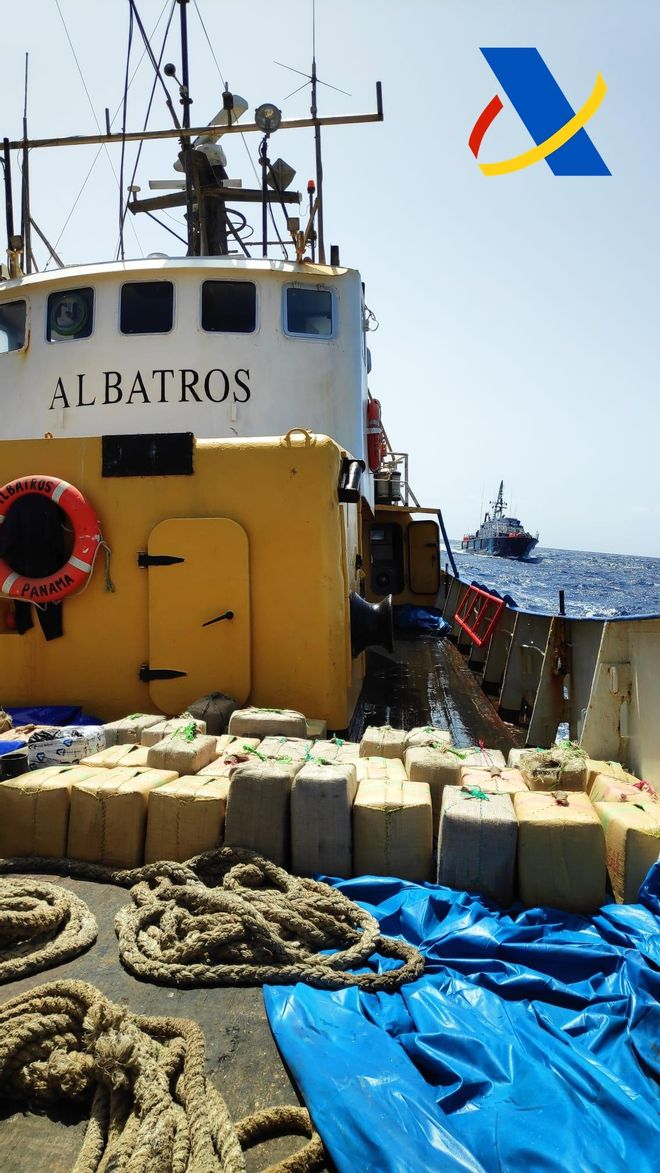 El 'Albatros', el barco de los 18.000 kilos de hachís