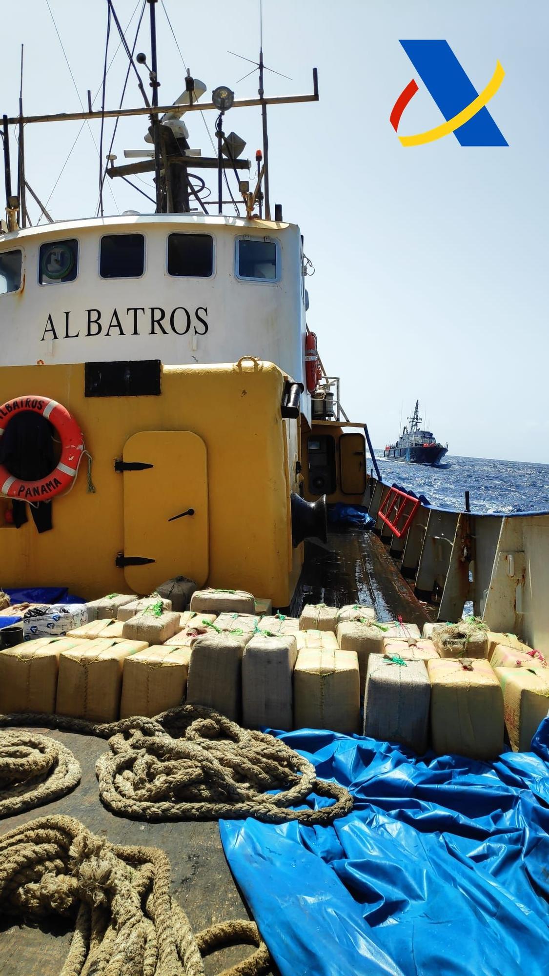 El 'Albatros', el barco de las 18.000 toneladas de hachís