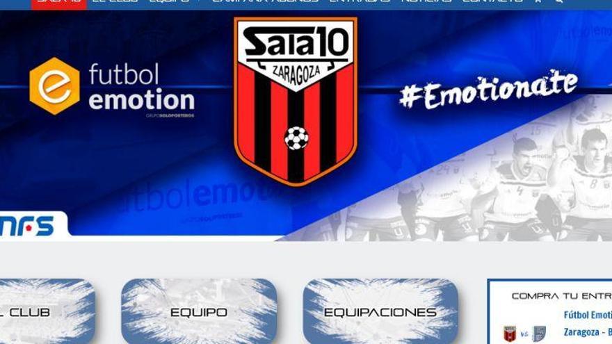 Fútbol Emotion Zaragoza renueva su web